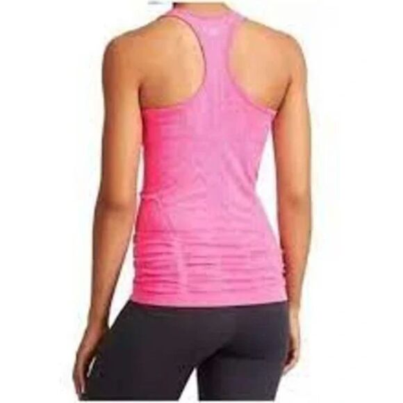 Athleta Fastest Track Pink Racerback Slim Fit Tank Top Stretchy Activewear Sz S - Picture 10 of 10